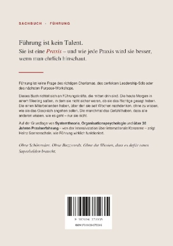 Buchcover und Innenansicht für das Buch: Führen ohne Schönreden
