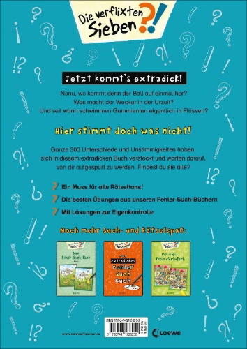 Buchcover und Innenansicht für das Buch: Mein extradickes Fehler-Such-Buch (petrol)