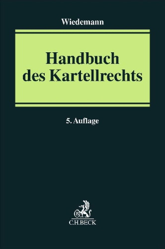 Buchcover und Innenansicht für das Buch: Handbuch des Kartellrechts