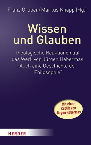 Buchcover und Innenansicht für das Buch: Wissen und Glauben