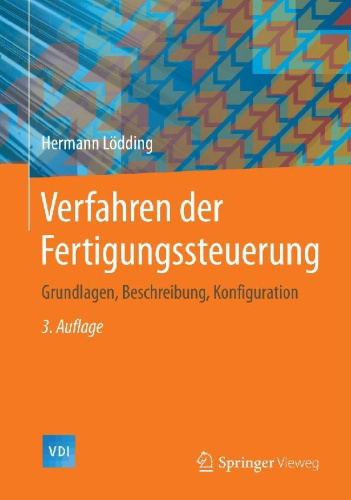 Buchcover und Innenansicht für das Buch: Verfahren der Fertigungssteuerung